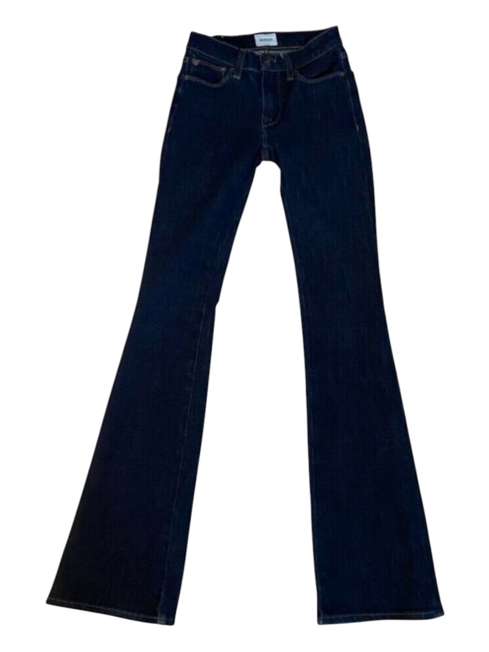 Tall Hudson Jeans Mid-Rise Drew style Dark Blue Bootcut stretch Denim Size 23